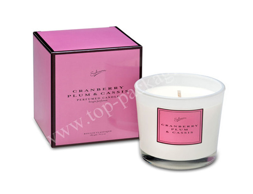 Pink Candle Packaging Box