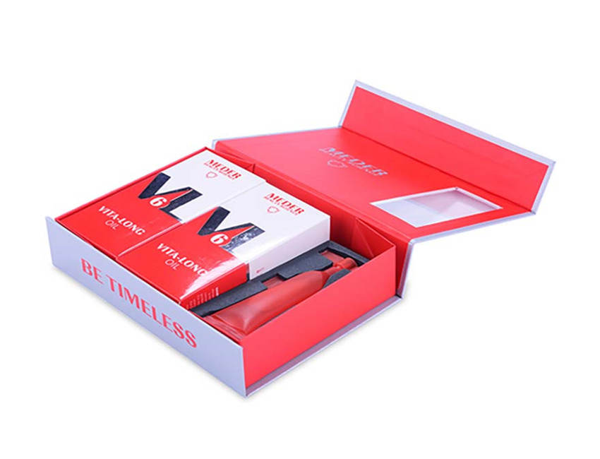Red Folding Cosmetic Box
