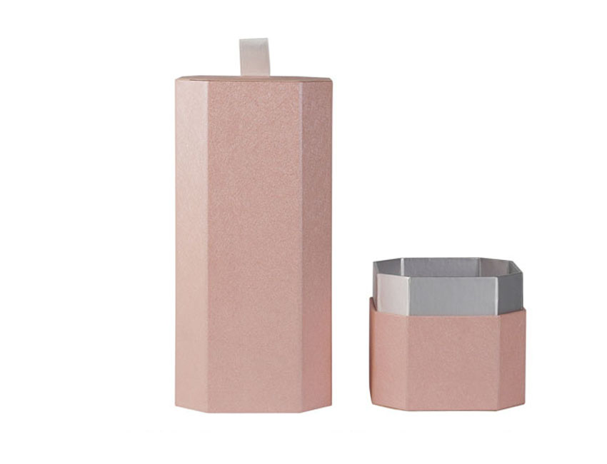 Pink Tube Paper Boxes