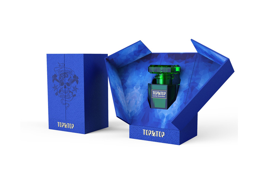 Blue Perfume Box