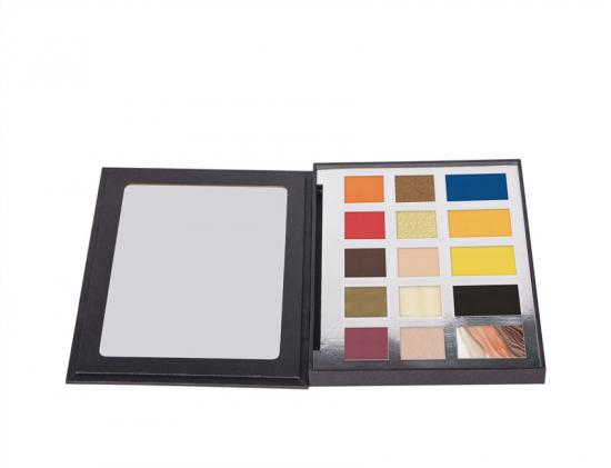 cardboard eyeshadow palette packaging
